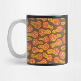 Butternut Squash_Orange with Brown background Mug